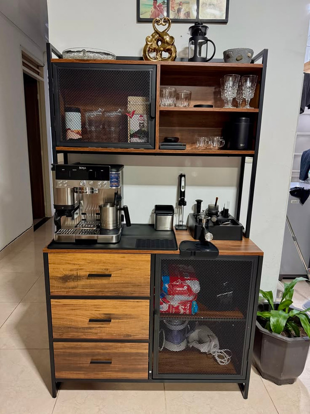 کافی بار با کشو و کمد